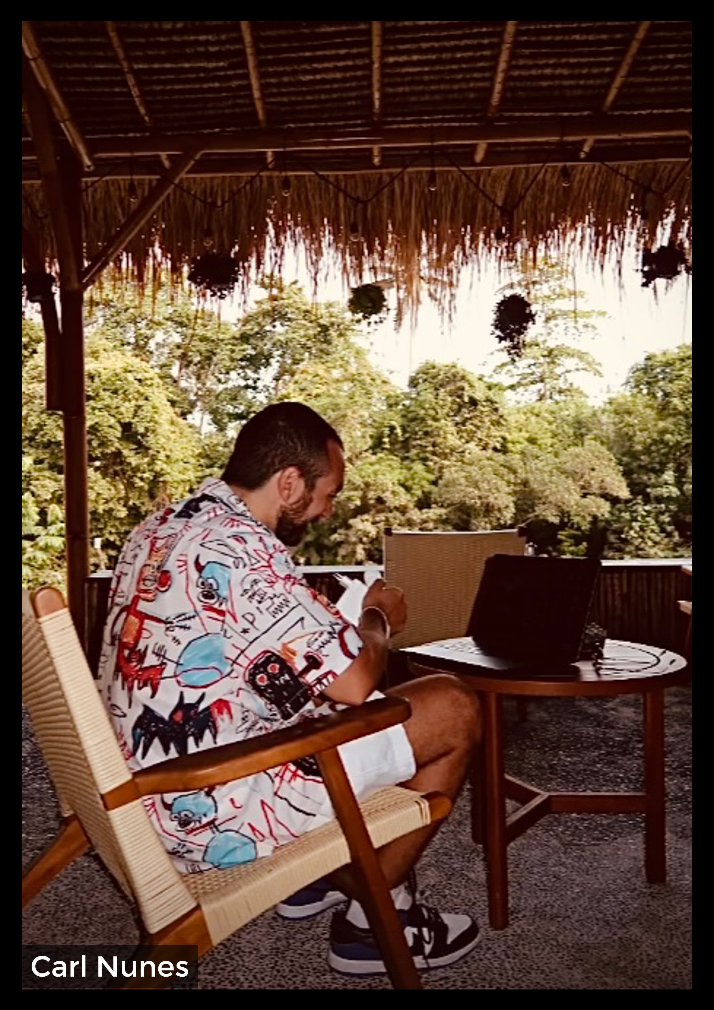 Carl Nunes at Aya Studios Bali